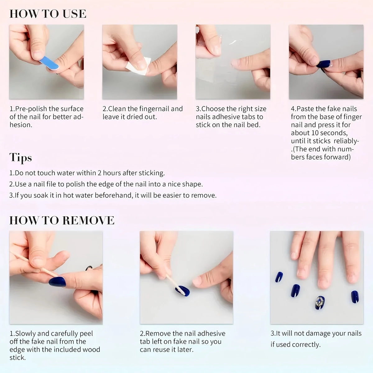 10pcs Handmade Pressed Foot Nails Art, Nice Fake Toenails, Pink Flowers Blooming Gently And Luxuriously, Perfect For Women