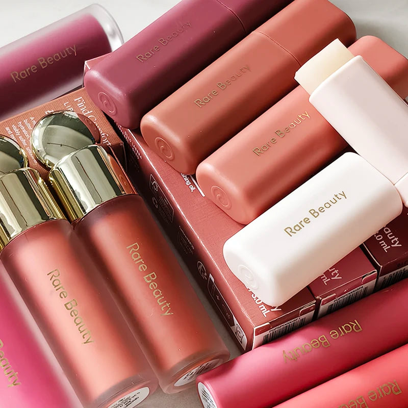 Rare Beauty Butter Lip Balm Liquid Blush Smoothly Long Lasting Plump Makeup Hope Love Virtue Happy Wonder Worth Brand Cosmetic