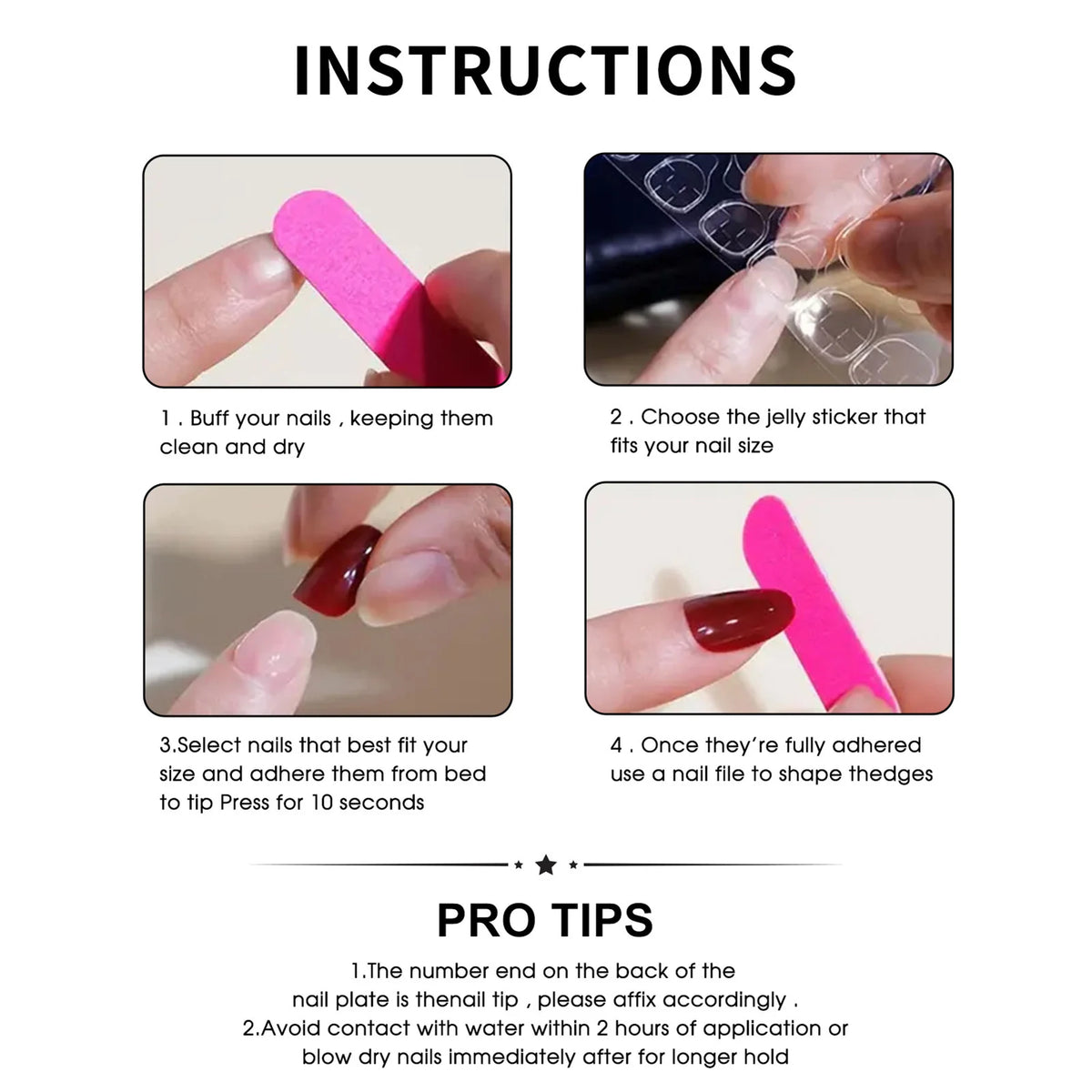 24PCS False Nails Long Pointed False Nails French Tip Pink Manicure Nail Tips Women Daily Wear Wearable False Nails Woman