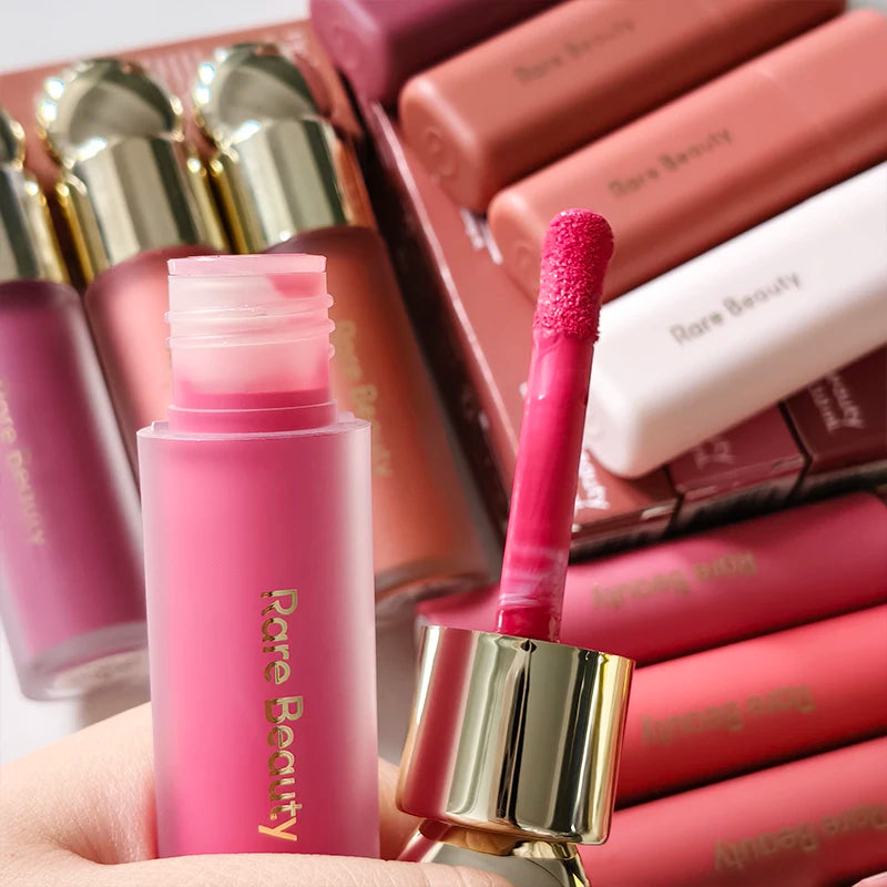 Rare Beauty Butter Lip Balm Liquid Blush Smoothly Long Lasting Plump Makeup Hope Love Virtue Happy Wonder Worth Brand Cosmetic