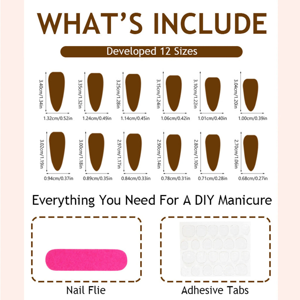 24PCS False Nails Long Pointed False Nails French Tip Pink Manicure Nail Tips Women Daily Wear Wearable False Nails Woman