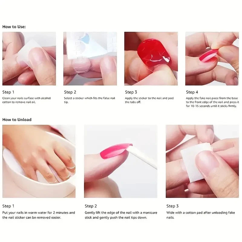 24 handmade almond nails. Burgundy base with nude French, white lines & metal bows. Reusable, elegant retro style for daily wear