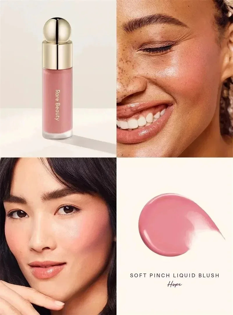 Rare Beauty Butter Lip Balm Liquid Blush Smoothly Long Lasting Plump Makeup Hope Love Virtue Happy Wonder Worth Brand Cosmetic