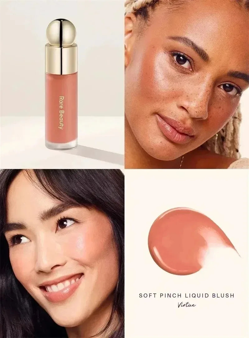 Rare Beauty Butter Lip Balm Liquid Blush Smoothly Long Lasting Plump Makeup Hope Love Virtue Happy Wonder Worth Brand Cosmetic