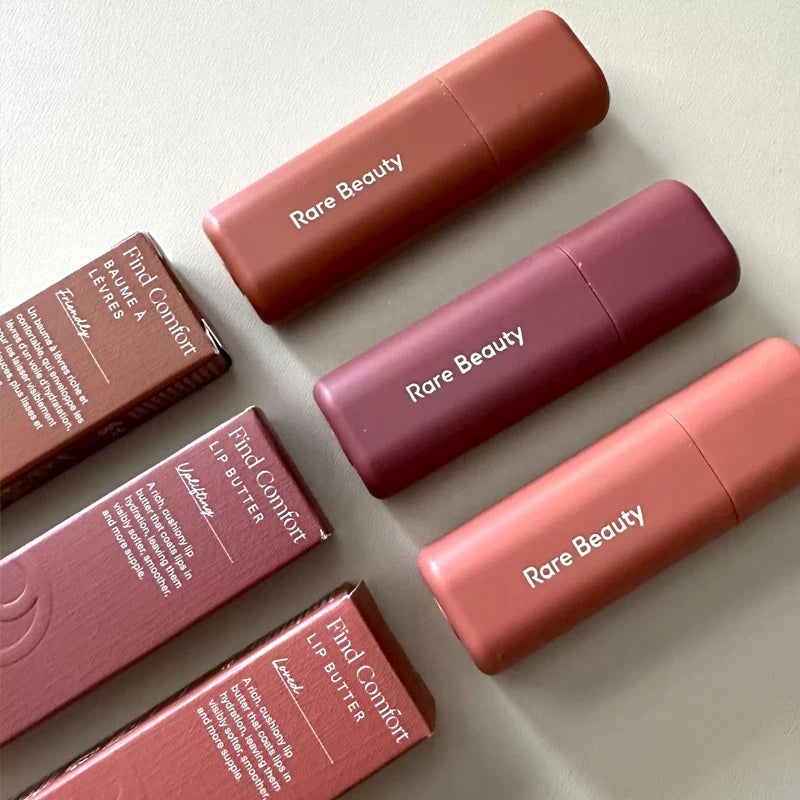 Rare Beauty Blush Lip Gloss Butter Lip Balm Highlight Smoothing Lasting Lubrication Portable Women Daily Care Makeup Moisturizer